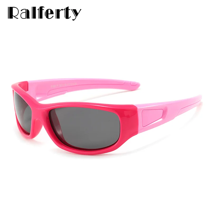 BABY HOUSE - Ralferty qualité polarisée bébé garçons lunettes de soleil filles enfants Sport lunettes de soleil flexible doux incassable cadre extérieur nuances K800