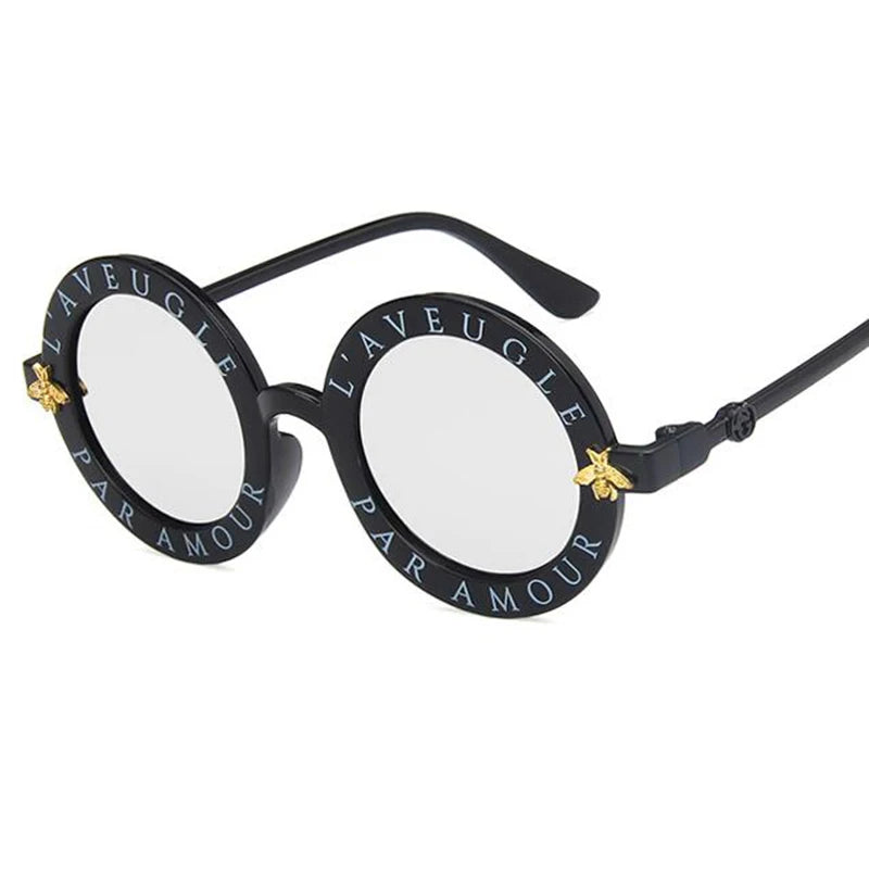 BABY HOUSE - Nouvelle mode enfants lunettes de soleil abeille lunettes nuances lunettes rondes enfants garçon lunettes garçons filles bébé OutdoorsTravel Shopping lunettes