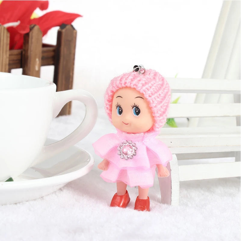 BABY HOUSE - Petite poupée Kelly de 8 cm, pour filles, 5 pieces.