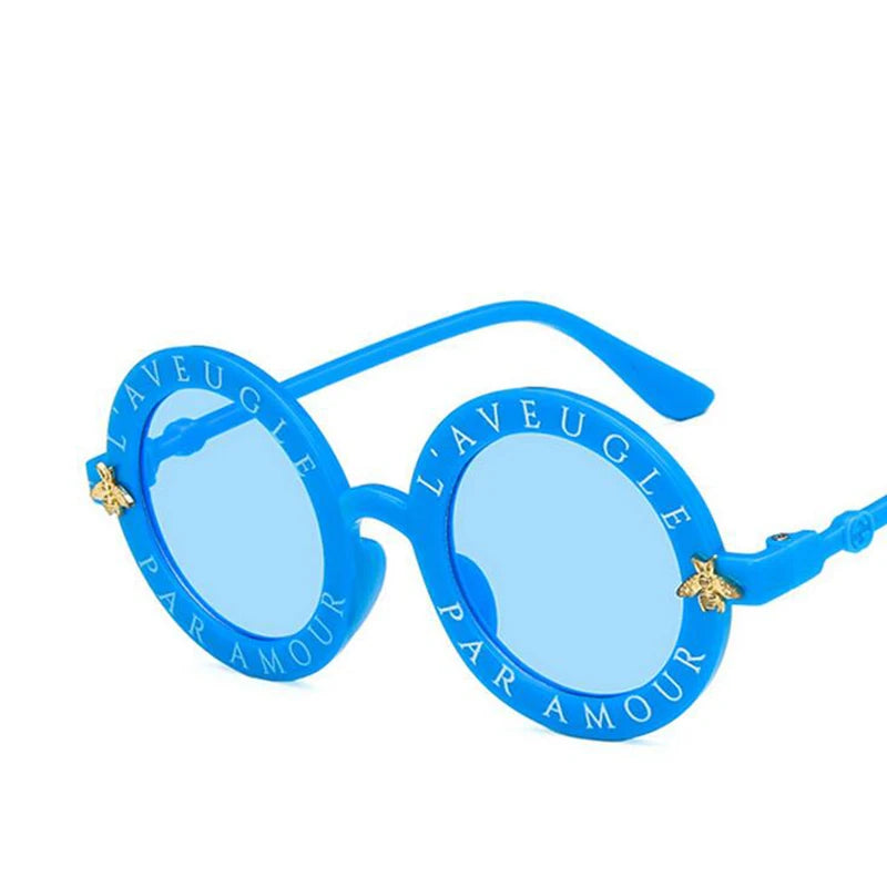 BABY HOUSE - Nouvelle mode enfants lunettes de soleil abeille lunettes nuances lunettes rondes enfants garçon lunettes garçons filles bébé OutdoorsTravel Shopping lunettes