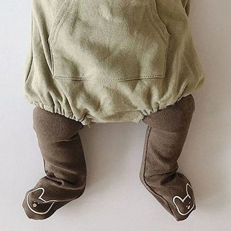 BABY HOUSE - MILANCEL Cartoon Infantile Bébé Collants pour Garçons Filles Solide Nouveau-né Pantalon Leggings pour 0-2Y