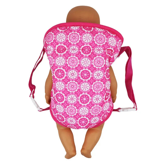 BABY HOUSE - Sac de transport pour poupées, accessoire pour bébé de 43cm, nouveau-né, fille, sac de 18 pouces, vêtements de poupée