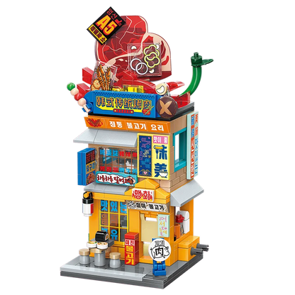BABY HOUSE - Keeppley blocs de construction conte de fées ville ville coloré scène de rue série modèle bricolage cabine assemblé jouet ornements cadeau d’anniversaire