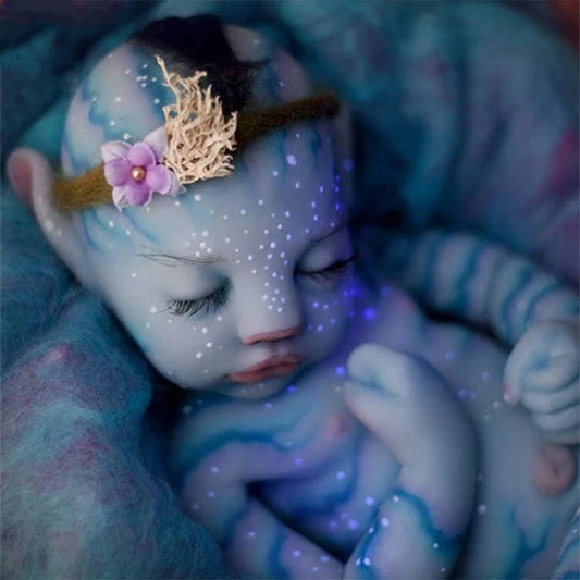 BABY HOUSE - 30CM Avatar bébé Reborn corps entier en Silicone Reborn poupée doux bébé Reborn solide Silicone fait à la main nouveau-né enfants poupée jouets cadeau
