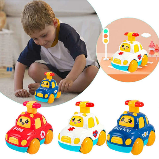 BABY HOUSE - Voitures jouets pour bébé de 1, 2 et 3 ans, cadeau pour garçon, camion de dessin animé, jouets éducatifs, voitures à retirer, jouets pour tout-petits de 12 à 18 mois
