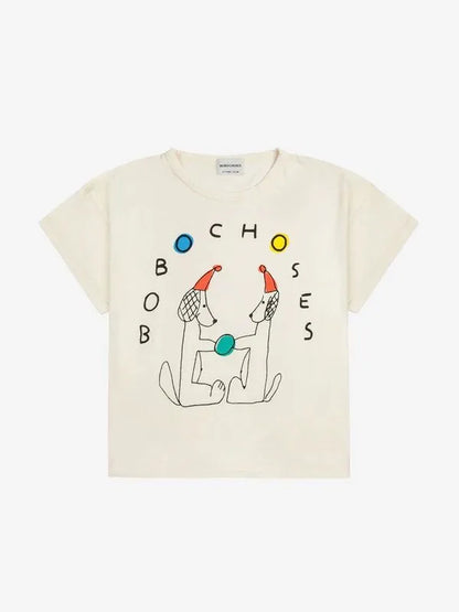 BABY HOUSE - Enfants Filles Garçons T-shirts Bobo  Été Nouveau Dessin Animé Imprimé Enfants T-shirt À Manches Courtes Vêtements Coton Enfant Bébé Fille T-shirts