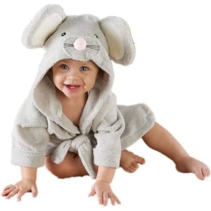 Bébé Garçon Peignoir À Capuche Serviettes Unisexe Infantile Peignoir Serviette Pour Toddle Terry Ultra Absorbant Durable Couvertures