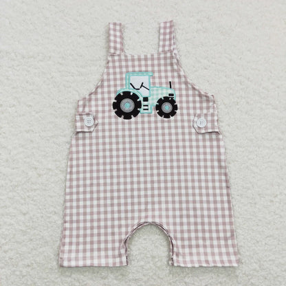 BABY HOUSE - Barboteuse d'été pour bébé garçon, manches courtes, , une pièce, vêtements à boutons pour nouveau-né.
