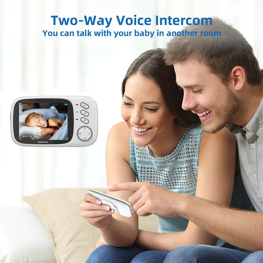 BABY HOUSE - Moniteur vidéo sans fil 3.2 pouces, pour surveillance bébés.