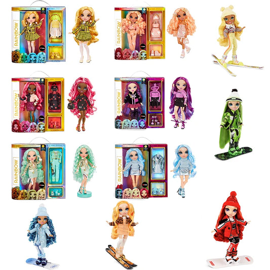 Original arc-en-ciel haute poupée série 3 MGA divers types offres limitées de temps jouets pour fille Kawaii Surprise poupée cadeau d'anniversaire jouets