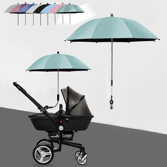 BABY HOUSE - Parapluie détachable pour poussette, réglable, couverture de poussette, Parasol UV, protection contre la pluie, pour filles et garçons.