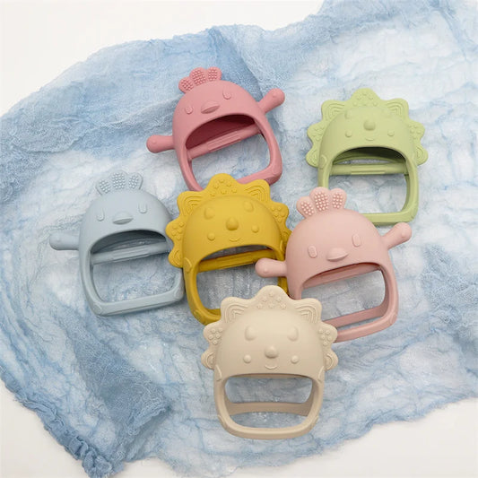 BABY HOUSE - Produits Anneaux de dentition en Silicone souple, nouveau Design, pour bébé, nouveau-né, poignée d'entraînement, jouet pour bébé, pendentif, dentition à mâcher, accessoires, jouets