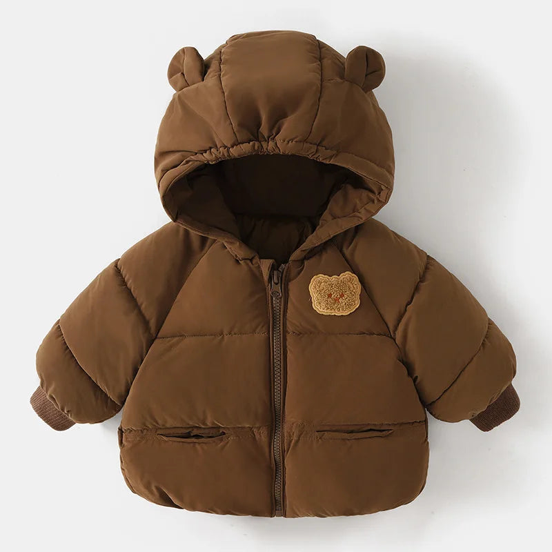 BABY HOUSE - Veste en coton à capuches, manteau d’hiver, pour filles et garçons, 1 à 4 ans.