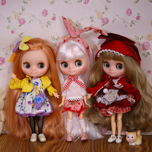 ICY DBS Middie Blyth – poupée articulée 1/8 BJD, peau blanche, ensemble mignon, poupée de 20cm, jouets DIY, cadeaux pour filles
