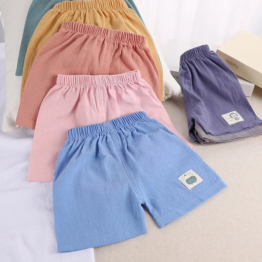 BABY HOUSE - Shorts d'enfants d'été Pantalon de coton pour garçons filles shorts de marque