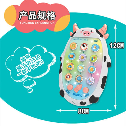 BABY HOUSE - Jouets de téléphone pour bébé,  musique, jouet vocal, Machine d'apprentissage éducatif précoce, cadeau électronique pour enfants