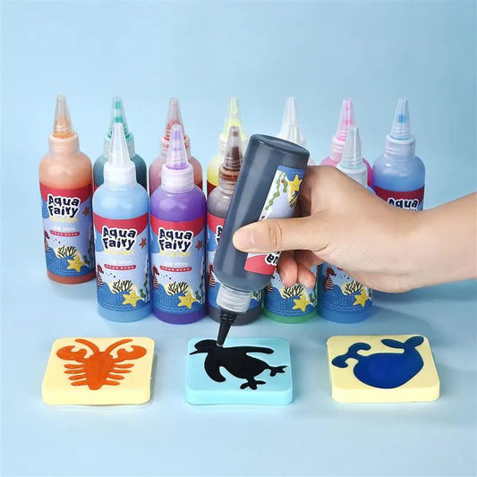 BABY HOUSE - Produits Jouet d'eau magique pour bébé, moule d'océan elfe, matériel de bricolage fait à la main, jouets Puzzle pour enfants, artisanat à pigments spéciaux, offre spéciale