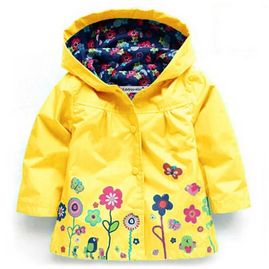 BABY HOUSE - Manteau imperméables à manches langues, vêtements d’extérieur, pour filles , 2 à 6 ans.