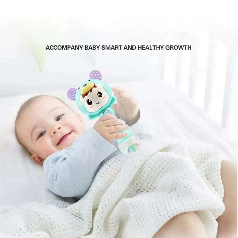 BABY HOUSE - Le hochet sonore léger pour bébé change avec le rythme LED hochet à main lumineux musique marteau de sable jouet pour bébé